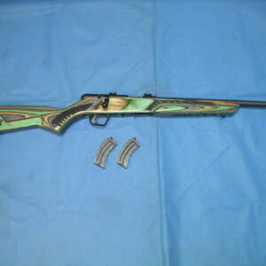 Savage, Mark II, Green Laminate,
