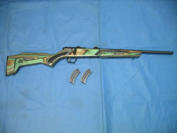 Savage, Mark II, Green Laminate,