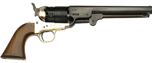 TRADITIONS BP REVOLVER 1851 - NAVY 44 CAL 7.378" BRASS/WAL
