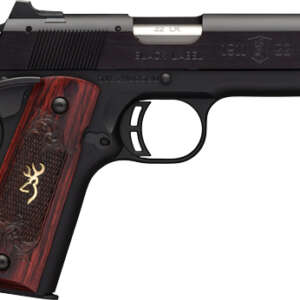 BROWNING 1911-22 MEDALLION - COMPACT 22LR 3.6"FS BLK/RSWD