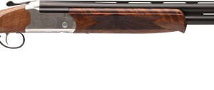 STEVENS 555E O/U 12GA 28" MC5 - SILVER ENGRAVED/WALNUT
