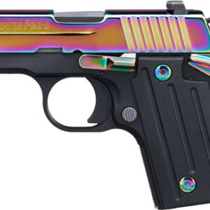 SIG P238 380ACP 2.7" SAO - SIGLITE (1)6RD TITAN RAINBOW