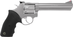 TAURUS 66 357MAG 6" AS 7-SHOT - MATTE STAINLESS STEEL RUBBER