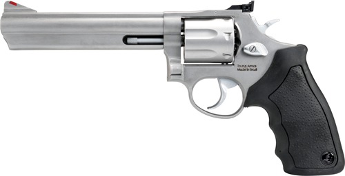 TAURUS 66 357MAG 6" AS 7-SHOT - MATTE STAINLESS STEEL RUBBER - Image 3