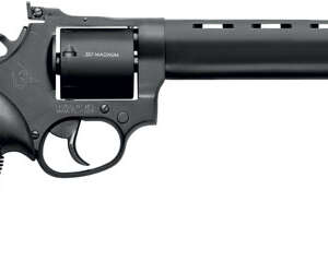 TAURUS 692 38/357/9MM 6.5" ADJ - 7-SHOT PORTED MATTE BLK RIBBER