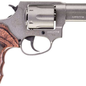 TAURUS 856 38SPL 3" NGT SGT - TUNGSTEN CERAKOTE WOOD GRIP
