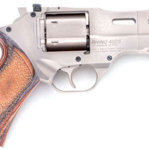 CHIAPPA RHINO 40DS 357MAG - 4" ADJ. SIGHT CHROME/WALNUT.