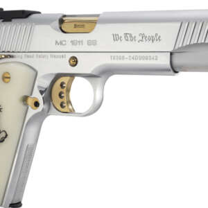 GIRSAN MC1911S WE THE PEOPLE - 9MM GOVT 5" CHROME/GOLD 9RD