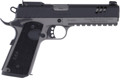 GIRSAN MC1911S INFLUENCER X - GOVT 9MM ADJ SIGHT 9RD TUNGSTN