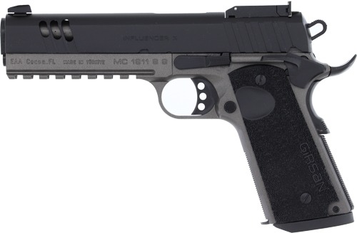 GIRSAN MC1911S INFLUENCER X - GOVT 9MM ADJ SIGHT 9RD TUNGSTN - Image 2