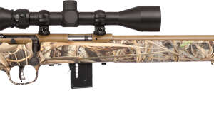 SAVAGE 93 XP CAMO 22WMR 21" - W/3-9X40 COYOTE/EVO BRUSH CAMO