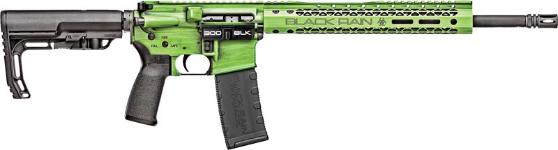 BLACK RAIN SPEC+ FUSION RIFLE - 300BLK 16" ZOMBIE GREEN 30RD