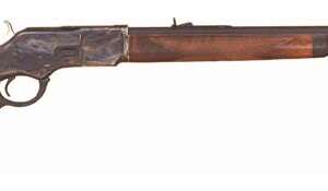 CIMARRON 1873 DELUXE 44/40 WIN - 24" OCTAGON CC/BLUED PG WALNUT