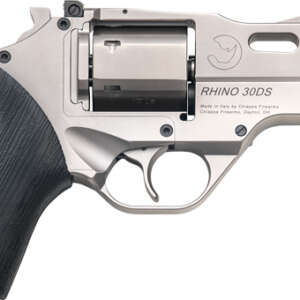 CHIAPPA RHINO 30SA 357MAG - 3" ADJ. SIGHT CHROME/RUBBER