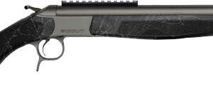CVA SCOUT TD 350 LEGEND 20" - W/RAIL TUNGSTEN/BLK WEB