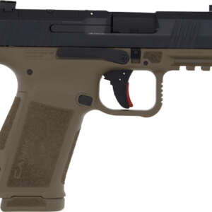 CANIK METE MC9L 9MM 3.18" BBL - OR FS BLACK SLIDE/FDE FRAME