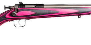 CRICKETT RIFLE G2 22LR - S/S PINK/BLACK LAMINATE