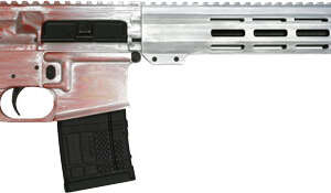 GLFA AR15 BATTLEWORN 223 WYLDE - 16" NIT BBL FREEDOM RWB