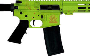 GLFA AR15 PISTOL 223 WYLDE - 7.5" NITRIDE ZOMBIE SPLATTER