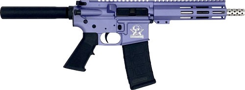 GLFA AR15 PISTOL 223 WYLDE - 7.5" STAINLESS BBL WILD ORCHID