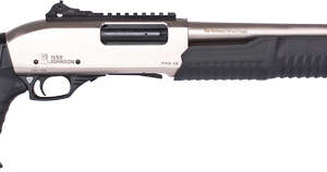 IVER JOHNSON PUMP 12GA 3" 18" - NICKEL QD PISTOL GRIP STOCK