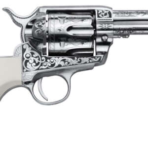 CIMARRON HUCKLEBERRY 45LC - 3.5" NICKEL ENGRAVED B-HEAD