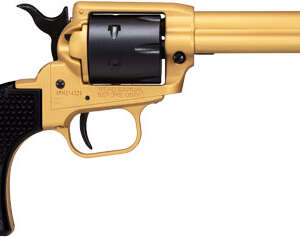 HERITAGE 22LR 4.75" FS - GOLD POLYMER GRIP