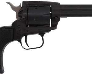 HERITAGE 22LR/22WMR BLACK - 4.75" STEEL FRAME POLYMER GRIP