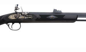 TRADITIONS DEERHUNTER RIFLE - 50 CAL 24" FLINTLOCK BLUE/SYN