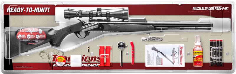 TRADITIONS BUCKSTALKER XT 50 - CAL 3-9X40 BLUED/BLK REDI-PACK - Image 2