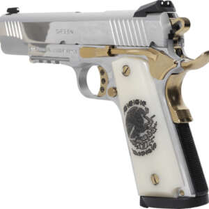 GIRSAN MC1911S LIBERADORE II - 9MM 10RD CHROME GOLD ENGRAVED