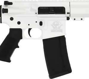GLFA AR15 PISTOL 223 WYLDE - 7.5" NITRIDE BBL WHITE