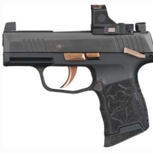 SIG P365 ROSE 380ACP W/ROMEO- - RS (2)10RD MAN SAFETY BLACK