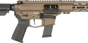 CMMG PISTOL BANSHEE MKG 45ACP - 8" EJECTOR RIP BRACE BRONZE