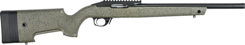 BERGARA BXR 22LR SEMI-AUTO - 16.5" BLUED CERAKOTE/GREEN SYN