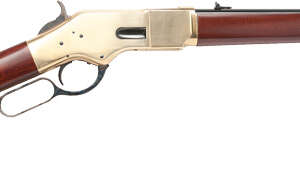 CIMARRON 1866 YELLOWBOY 22LR - 19" BRASS/BLUED WALNUT