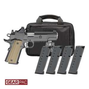 SPRINGFIELD 1911 OPERATOR AOS - 9MM 5" 9RD 4 MAGS GEAR PAC