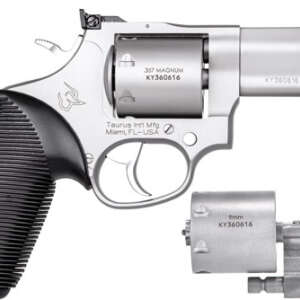 TAURUS 692 38/357/9MM 3." ADJ. - 7-SHOT PORTED SS RIBBER