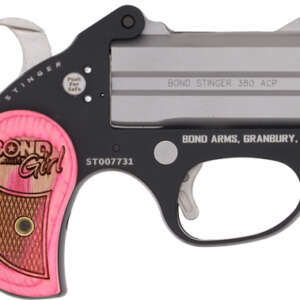BOND ARMS GIRL STINGER 380ACP - 3" BBL STAINLESS PIND WOOD GRP