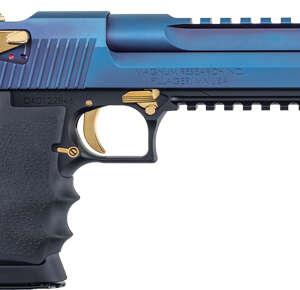 DESERT EAGLE L6 SERIES 50AE - 6" BLACK CARBO BLUE & PIC RAIL