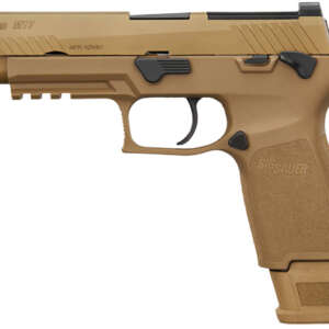 SIG M17 COMMERCIAL 9MM 4.7" - SIGLITE (3)10RD MAN SAF COYOTE