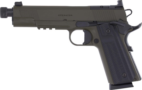 SPRINGFIELD 1911 OPERATOR AOS - 45 ACP 5" 8RD GREEN THREADED - Image 2
