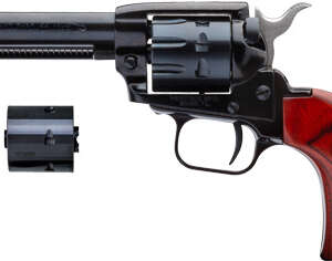 HERITAGE 22LR/WMR COMBO 4.75" - BLUED COCOBOLO GRIPS 9-SHOT