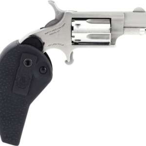 NAA MINI-REVOLVER 22LR 1-1/8" - S/S MATTE W/HOLSTER GRIP