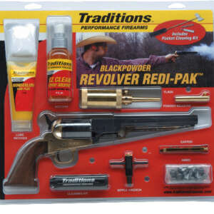 TRADITIONS BP REVOLVER 1851 - NAVY 44 CAL BRASS/WAL REDI-PK