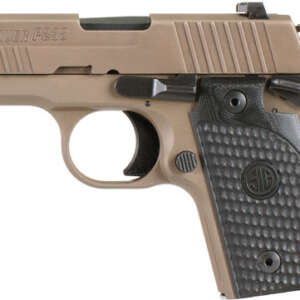 SIG P238 EMPEROR SCORPION 380 - ACP SAO (1)6RD&(1)7RD FDE