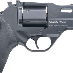 CHIAPPA RHINO 30DS 357MAG - 3" ADJ. SIGHT BLACK/RUBBER