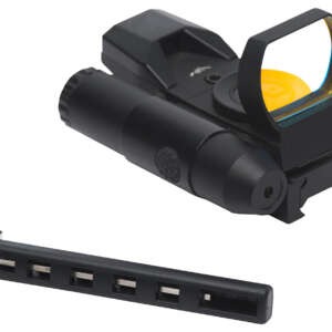 Firefield FF26023 Impact Duo Reflex Sight Matte Black 1 x 31 mm x 22 mm 3 MOA/5 MOA Red Dot Multi Reticle Red Laser