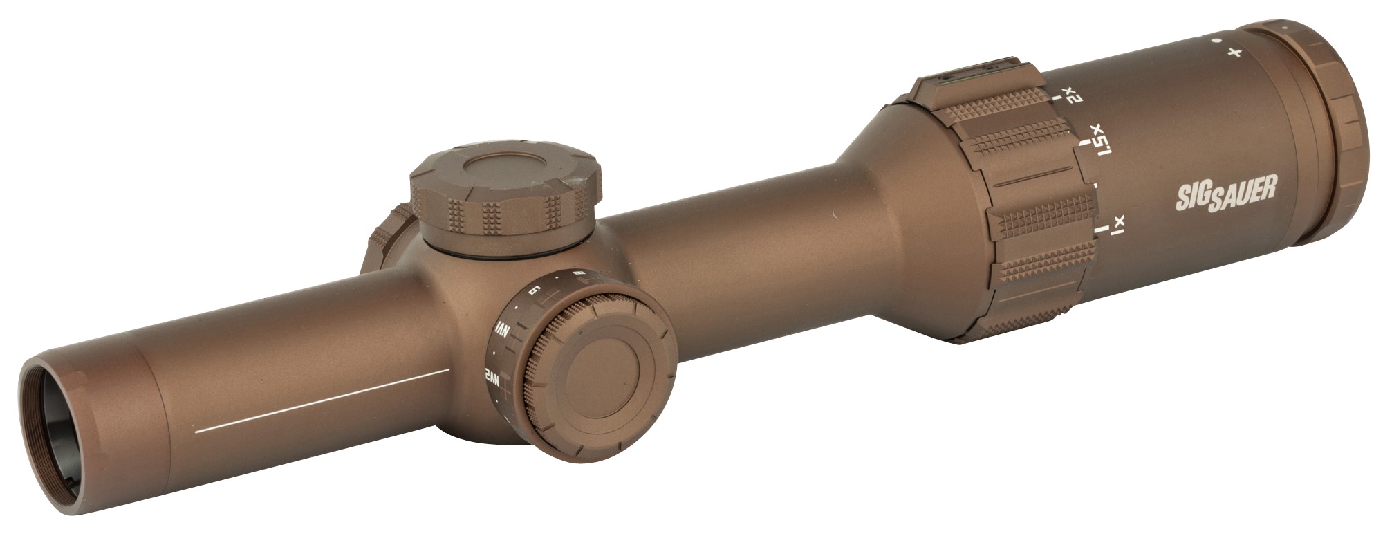 Sig Sauer Electro-Optics SOT61239 Tango6T Flat Dark Earth 1-6x24mm 30mm Tube Illuminated DWLR6 Reticle