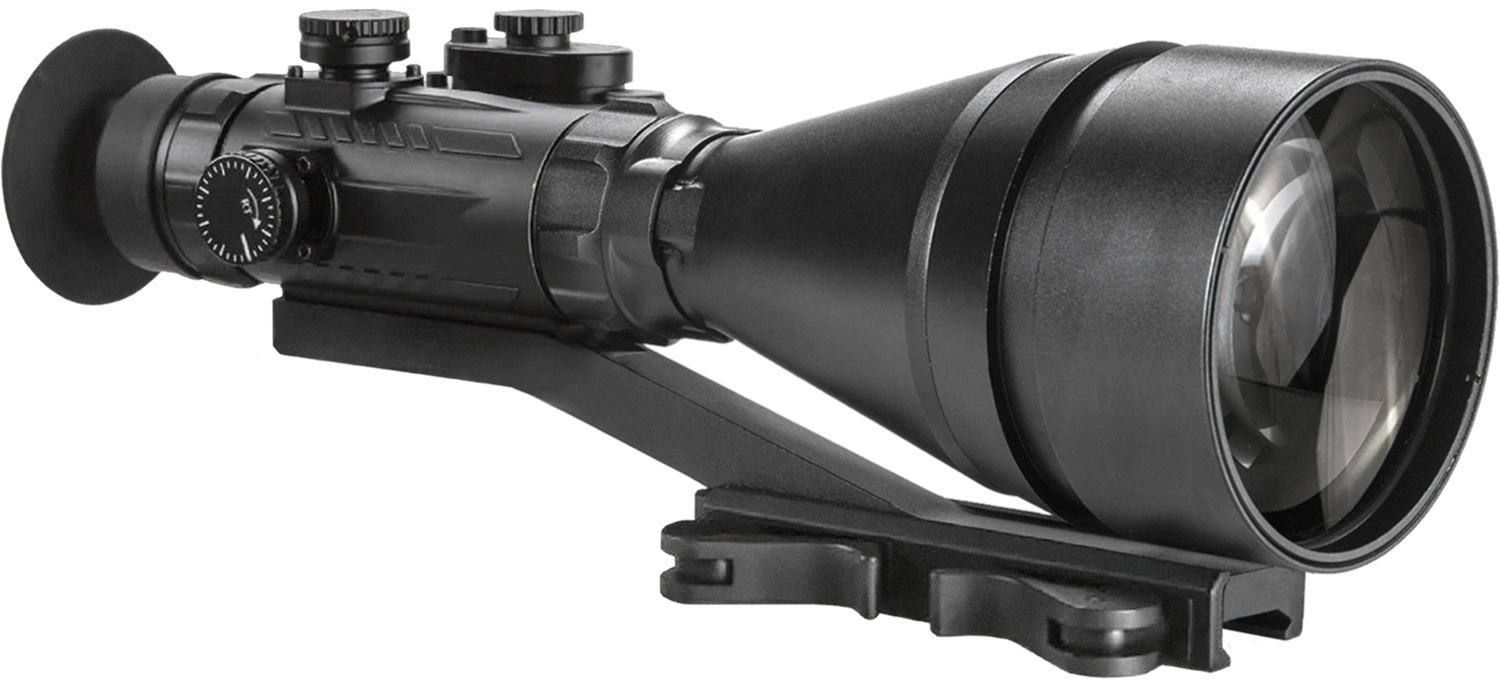 AGM Global Vision 15WP6622483011 Wolverine Pro-6 NL1 Night Vision Riflescope Matte Black 6x 100mm Gen 2+ Level 1 Illuminated Red Chevron w/Ballistic Drop Reticle (Adjustable Projected Reticle)